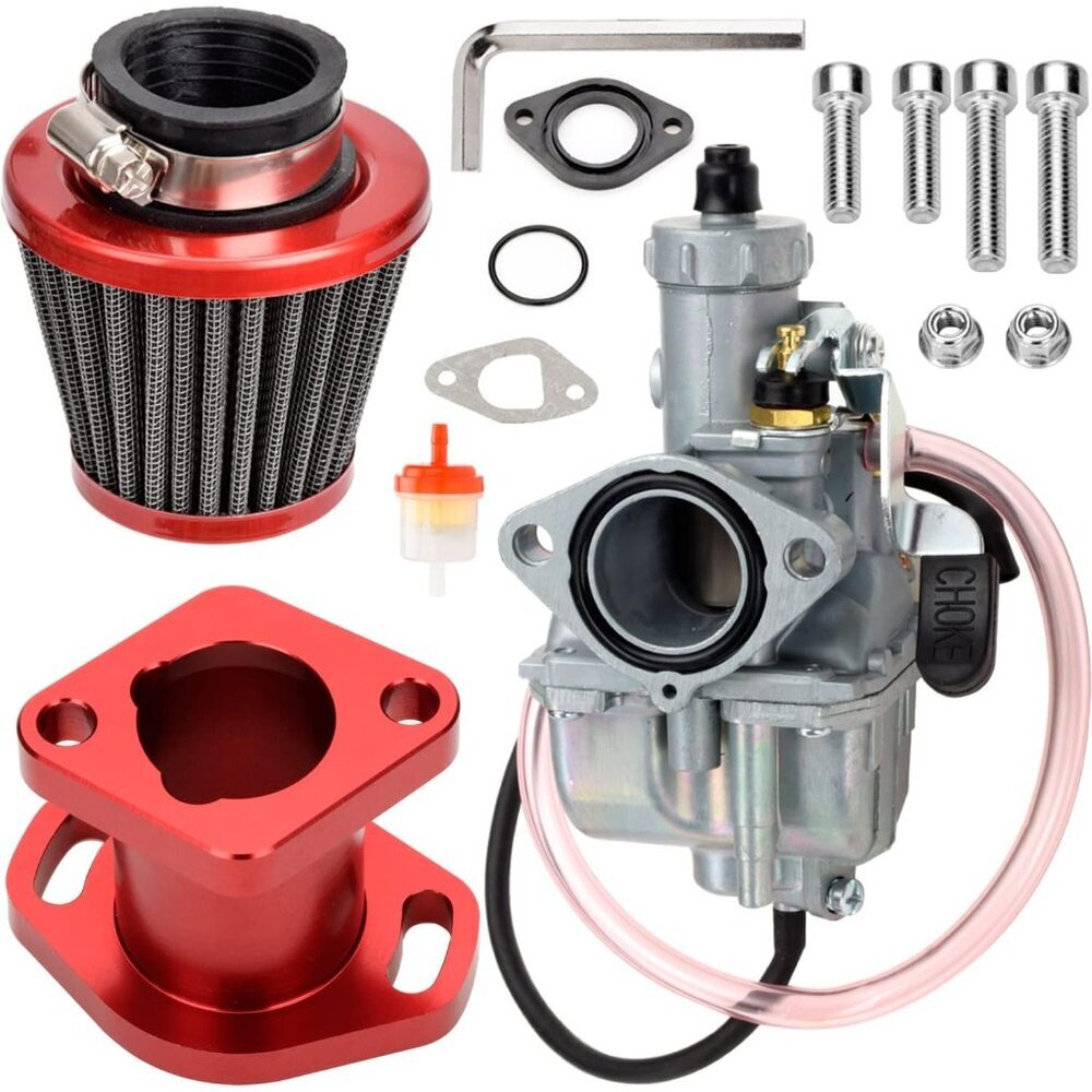 Upgrade Your Go Kart with VM22 26mm Carburetor & Air Intake Kit - Complete Set